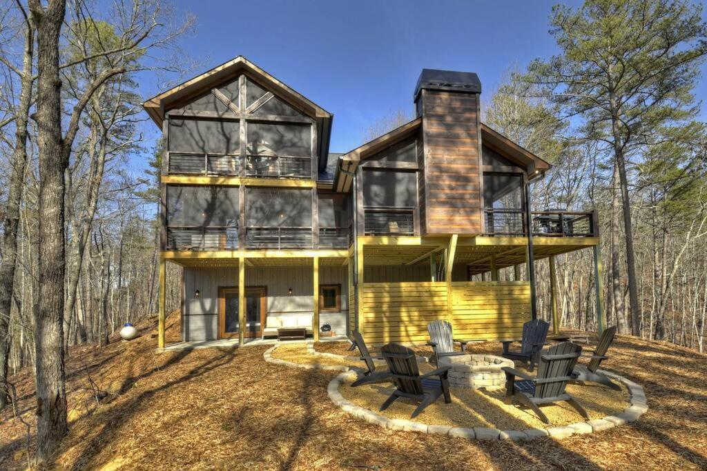Rosewood Retreat - Hot Tub Fire Pit Pool Table Villa Blue Ridge Exterior foto