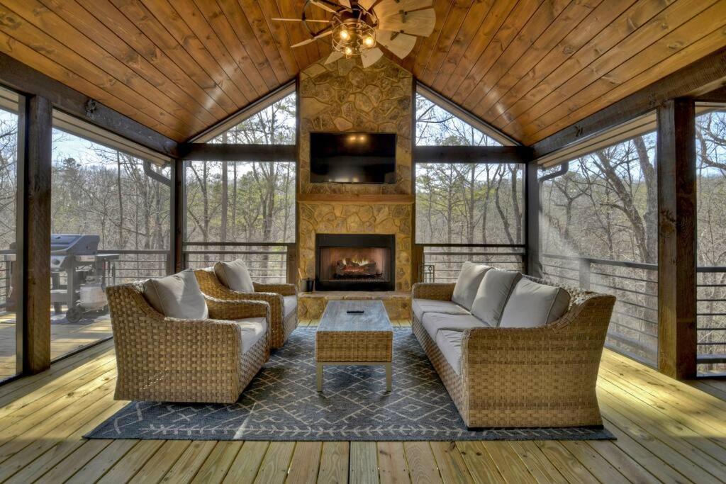 Rosewood Retreat - Hot Tub Fire Pit Pool Table Villa Blue Ridge Exterior foto