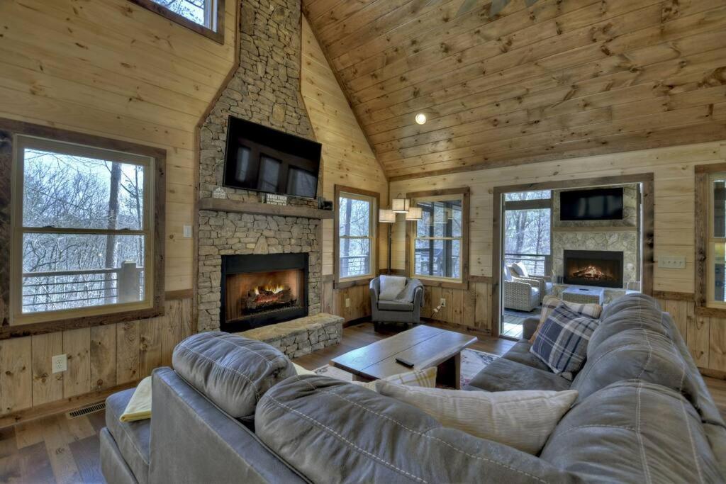 Rosewood Retreat - Hot Tub Fire Pit Pool Table Villa Blue Ridge Exterior foto